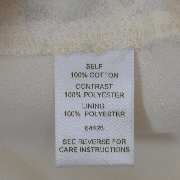 SUNDAY IN BROOKLYN CROCHET LACE OVERLAY IVORY BLOUSE - Picture 7 of 7